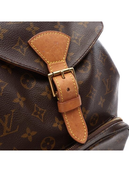 Louis Vuitton Backpack Montsouris GM Canvas Leather main image 8